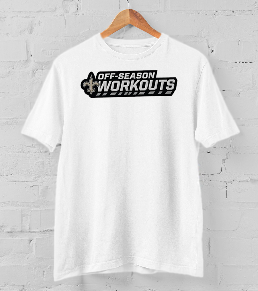 New Orleans Saints Offseason Workouts Fleur De Lis Icon NFL Training T-Shirt