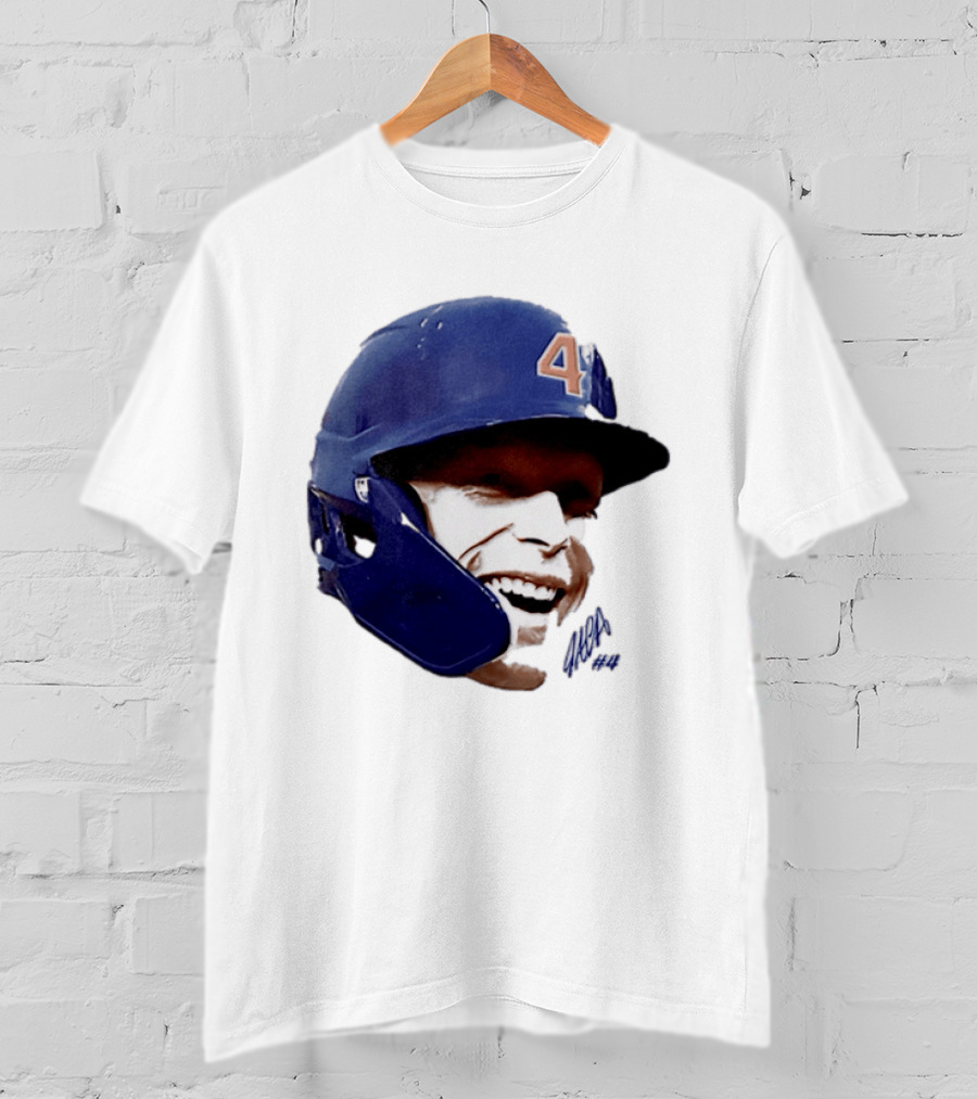 Pete Crow Armstrong Chicago Cubs Big Head Number 40 Baseball T-Shirt
