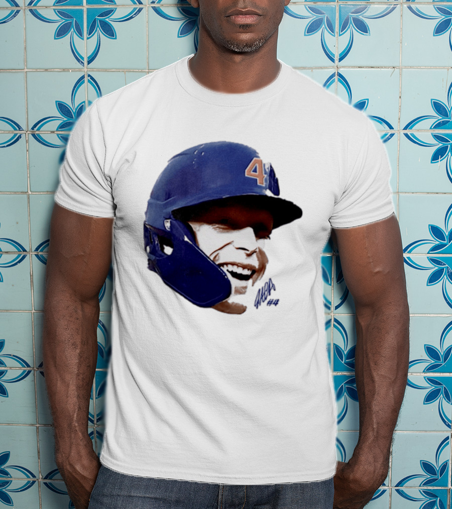 Pete Crow Armstrong Chicago Cubs Big Head Number 40 Baseball T-Shirt