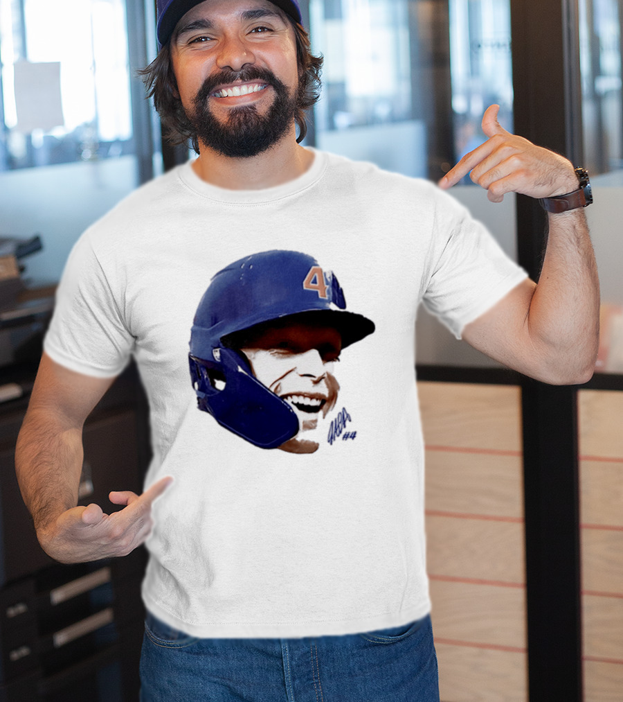 Pete Crow Armstrong Chicago Cubs Big Head Number 40 Baseball T-Shirt