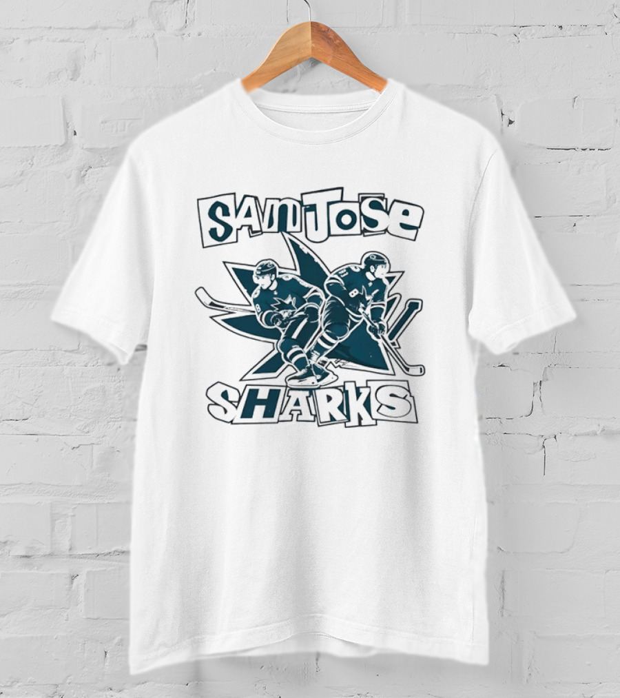 San Jose Sharks NHL Hockey Players Team T-Shirt