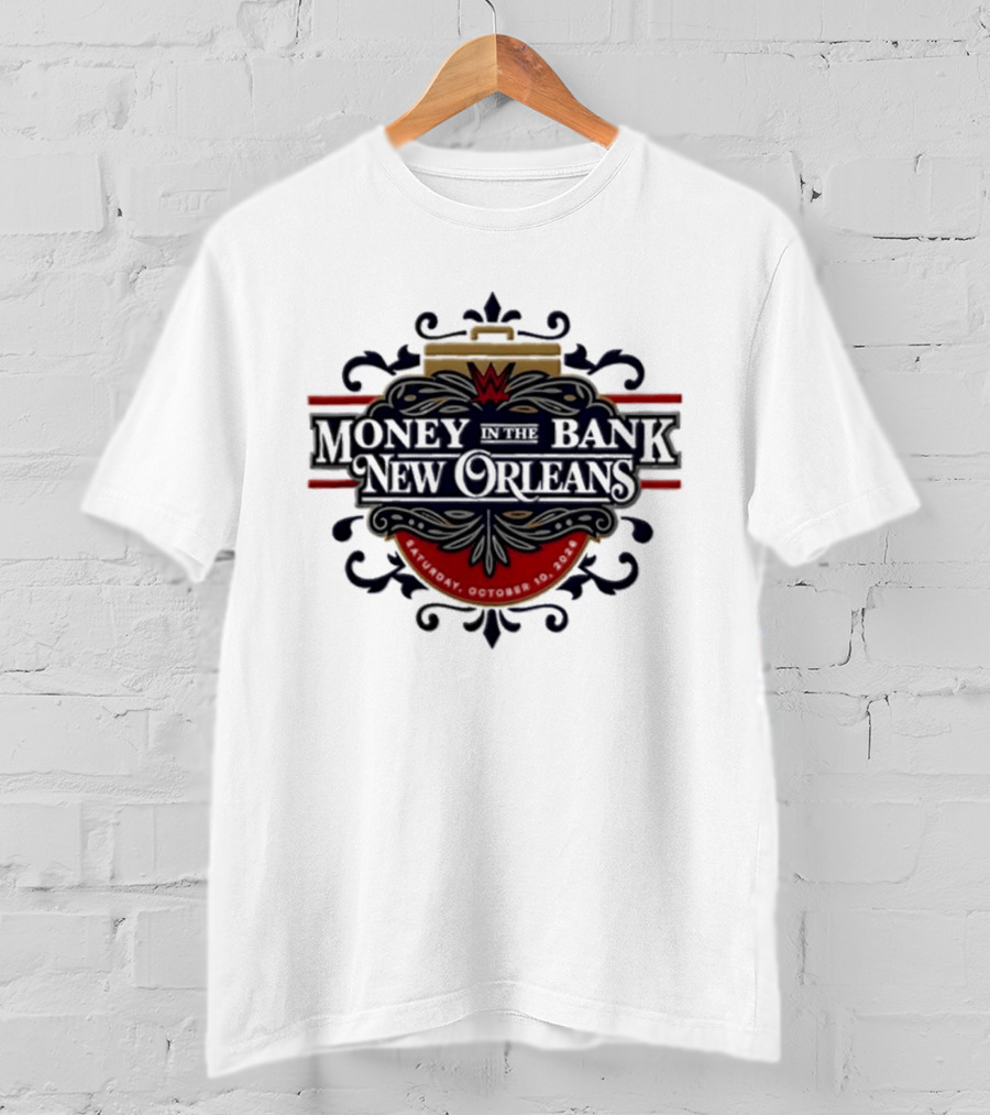 WWE Money In The Bank New Orleans 2026 ProSphere Event T-Shirt
