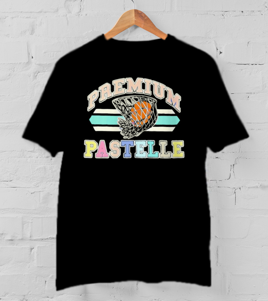 PREMIUM PASTELLE Basketball Hoops Pastel T-Shirt