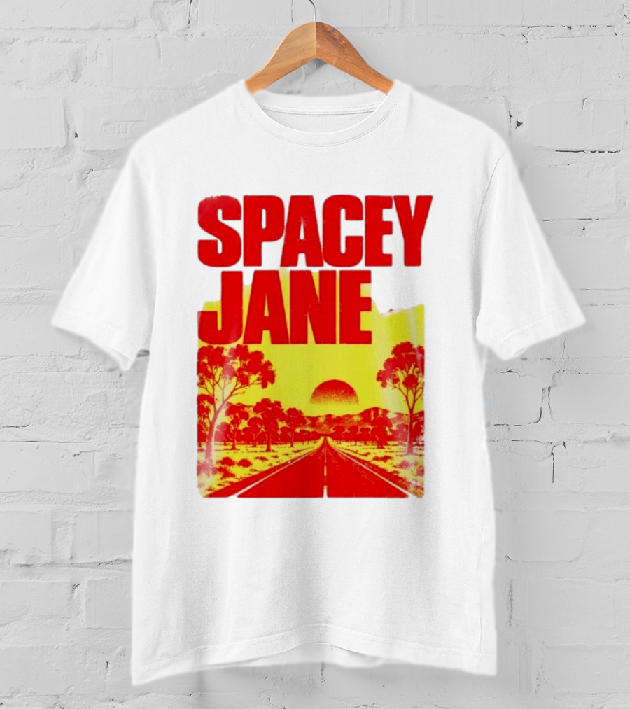 Spacey Jane Live Tour Australian Outback Sunset Scene T-Shirt