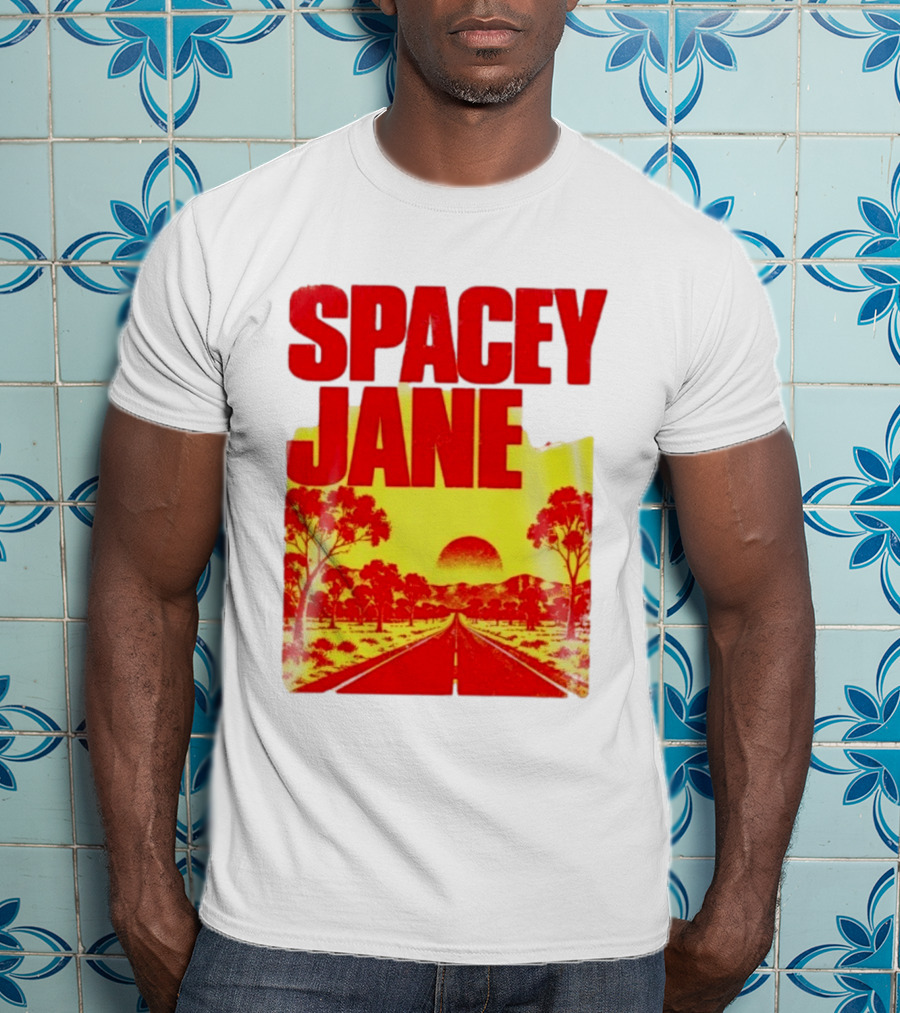 Spacey Jane Live Tour Australian Outback Sunset Scene T-Shirt