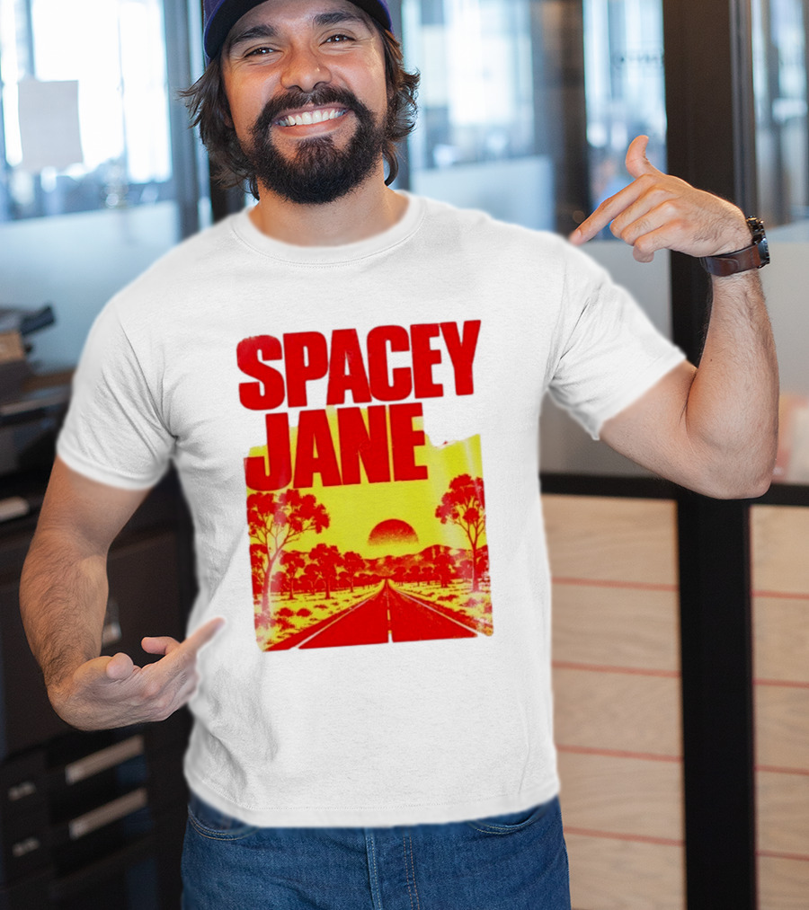 Spacey Jane Live Tour Australian Outback Sunset Scene T-Shirt