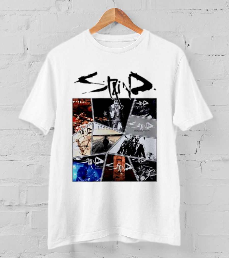 Staind Album Covers Collection Alternative Metal Band T-Shirt