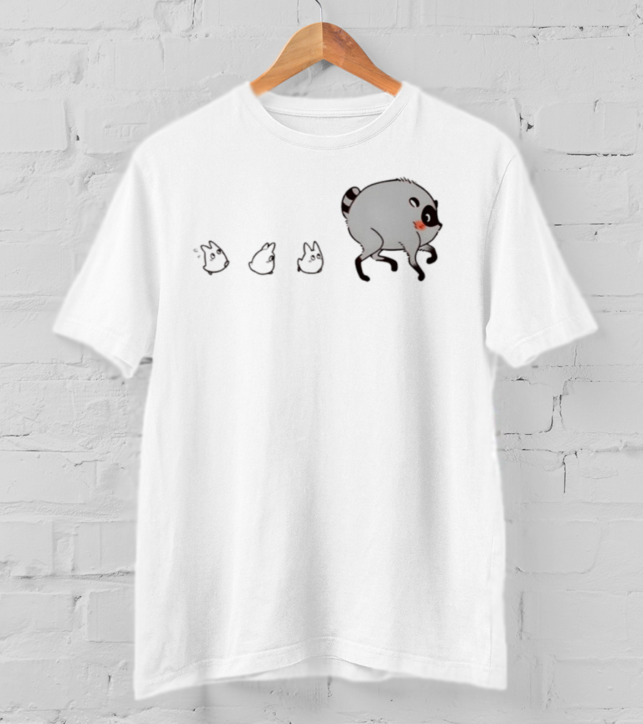 Stephanie Mai Jimothy Raccoon Little Spirits Figuren Raccoon T-Shirt