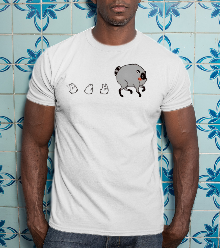 Stephanie Mai Jimothy Raccoon Little Spirits Figuren Raccoon T-Shirt