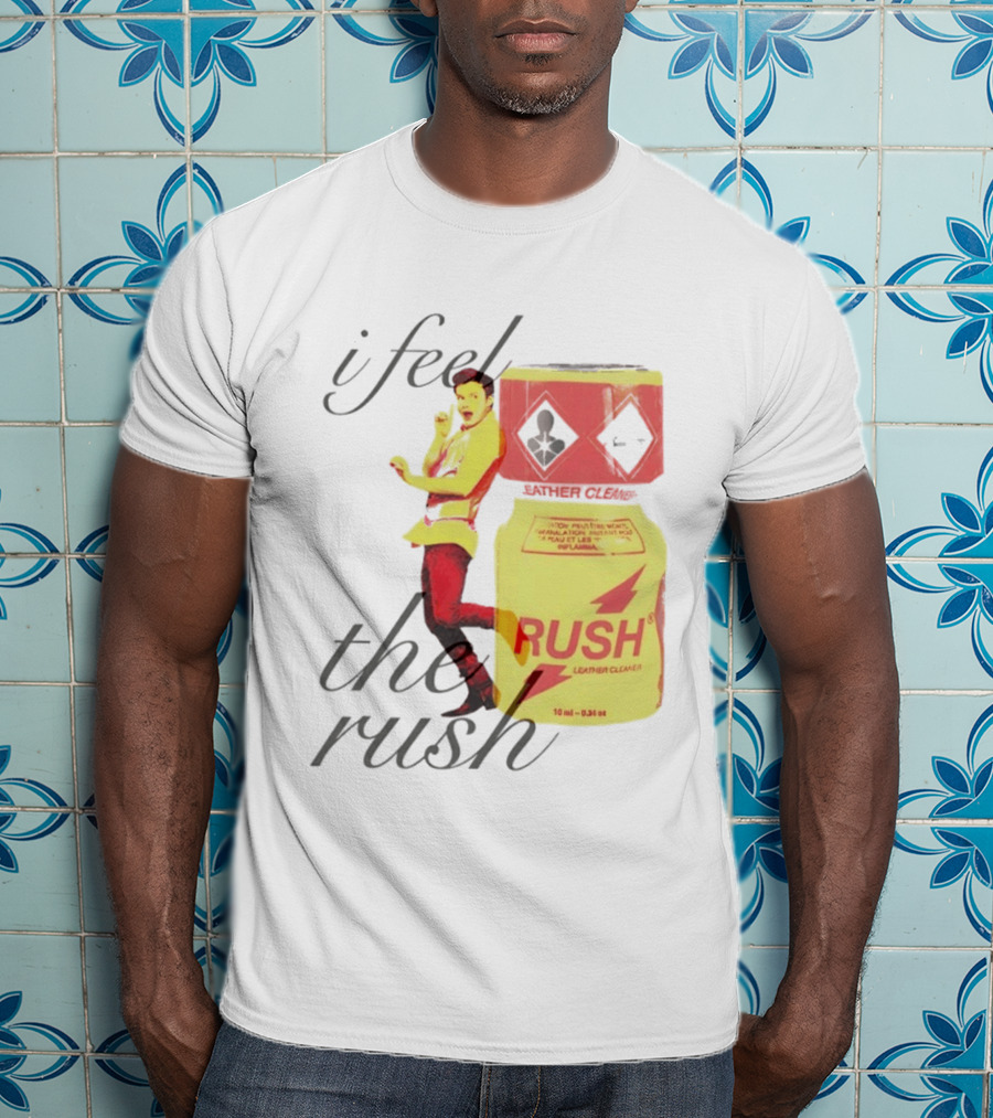I Feel The Rush Leather Cleaner Chris Colfer T-Shirt