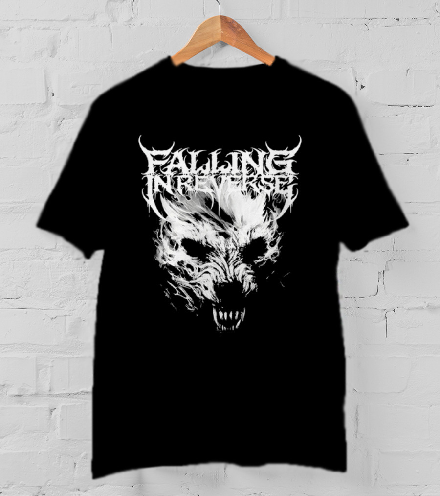 Falling In Reverse Wolf Band Rock Metal T-Shirt