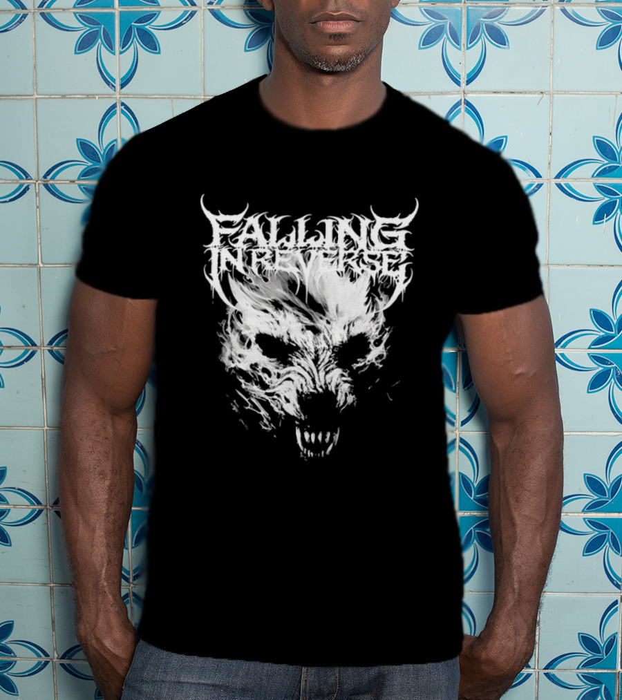 Falling In Reverse Wolf Band Rock Metal T-Shirt