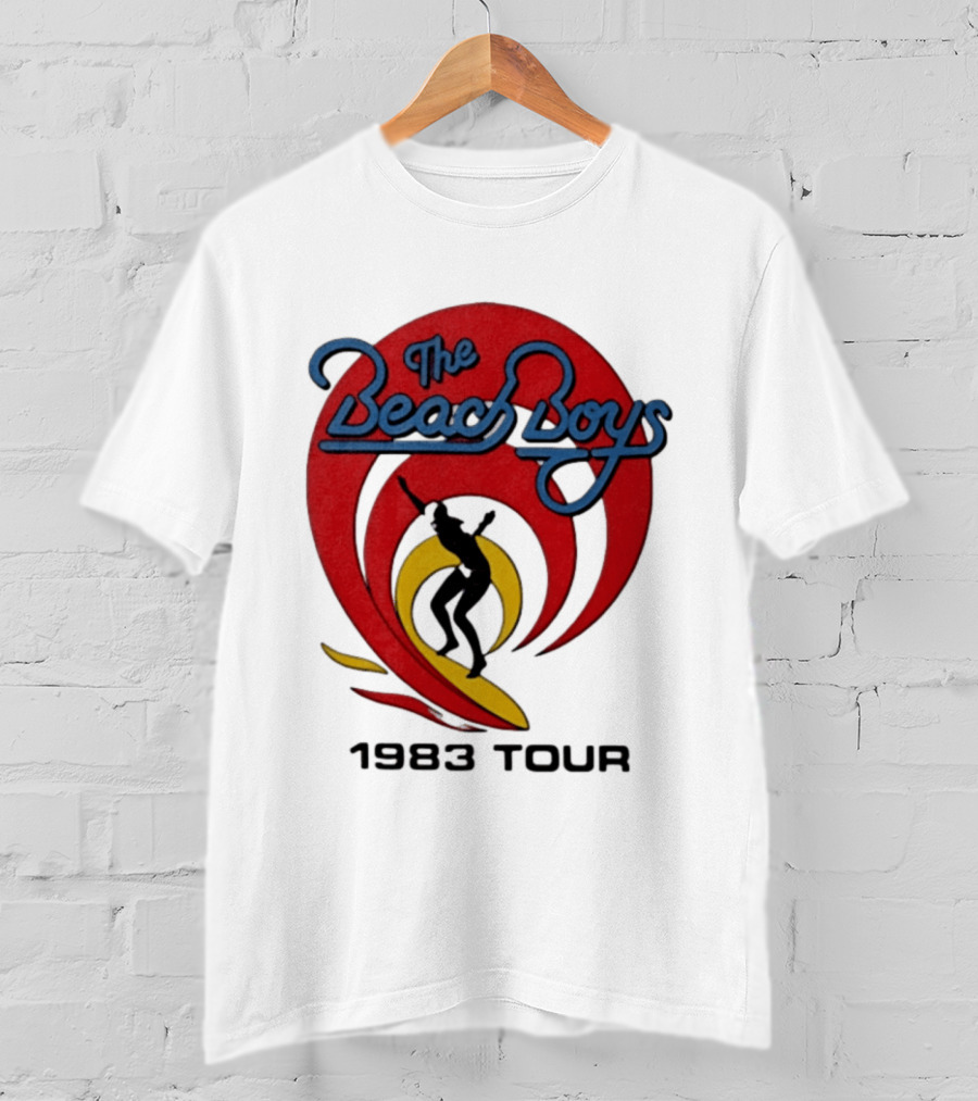 The Beach Boys 1983 Tour Vintage Surf Iconic Music Event T-Shirt