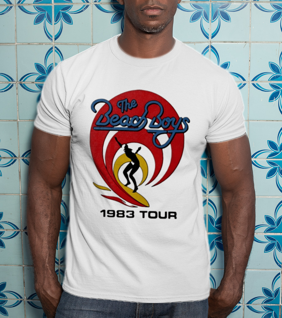 The Beach Boys 1983 Tour Vintage Surf Iconic Music Event T-Shirt