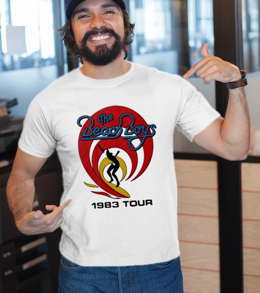 The Beach Boys 1983 Tour Vintage Surf Iconic Music Event T-Shirt