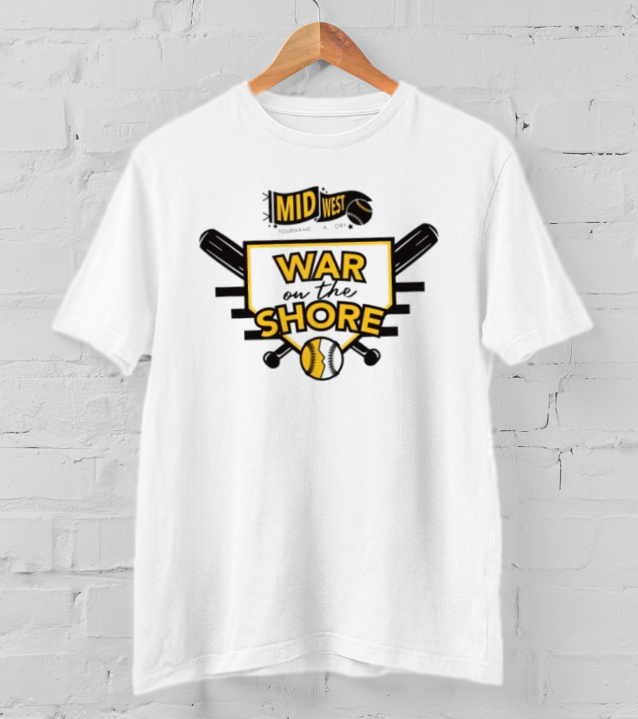 Midwest Softball City War On The Shore Softball 5th Annual T-Shirt