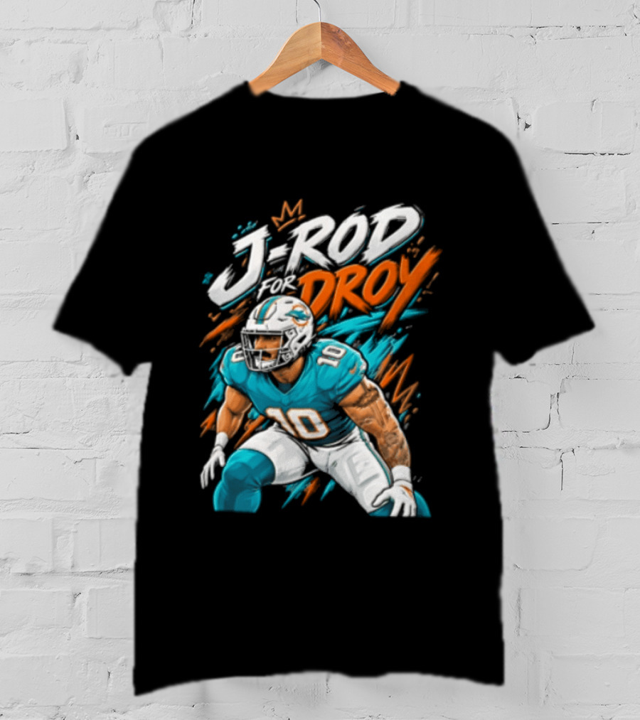 Miami Dolphins J Rod Droy Tyreek Hill Fan T-Shirt