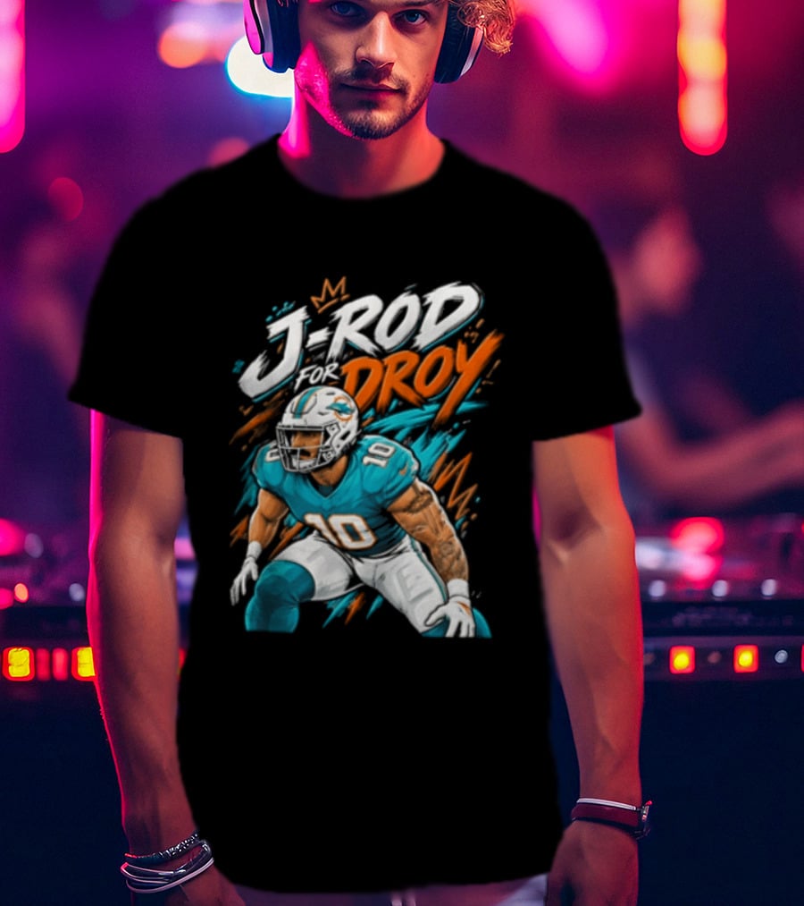 Miami Dolphins J Rod Droy Tyreek Hill Fan T-Shirt
