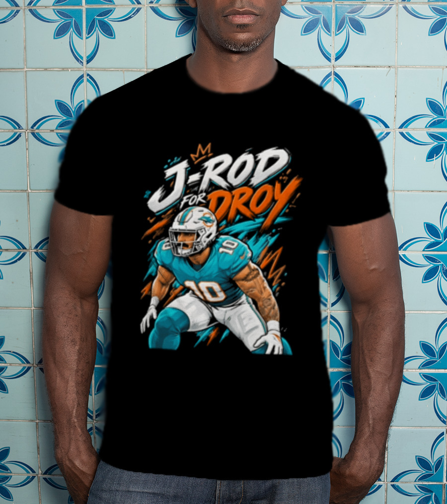 Miami Dolphins J Rod Droy Tyreek Hill Fan T-Shirt