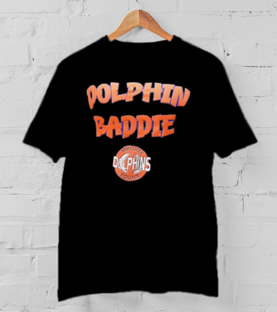 Miami Dolphins Dolphin Baddie Whitney Young T-Shirt