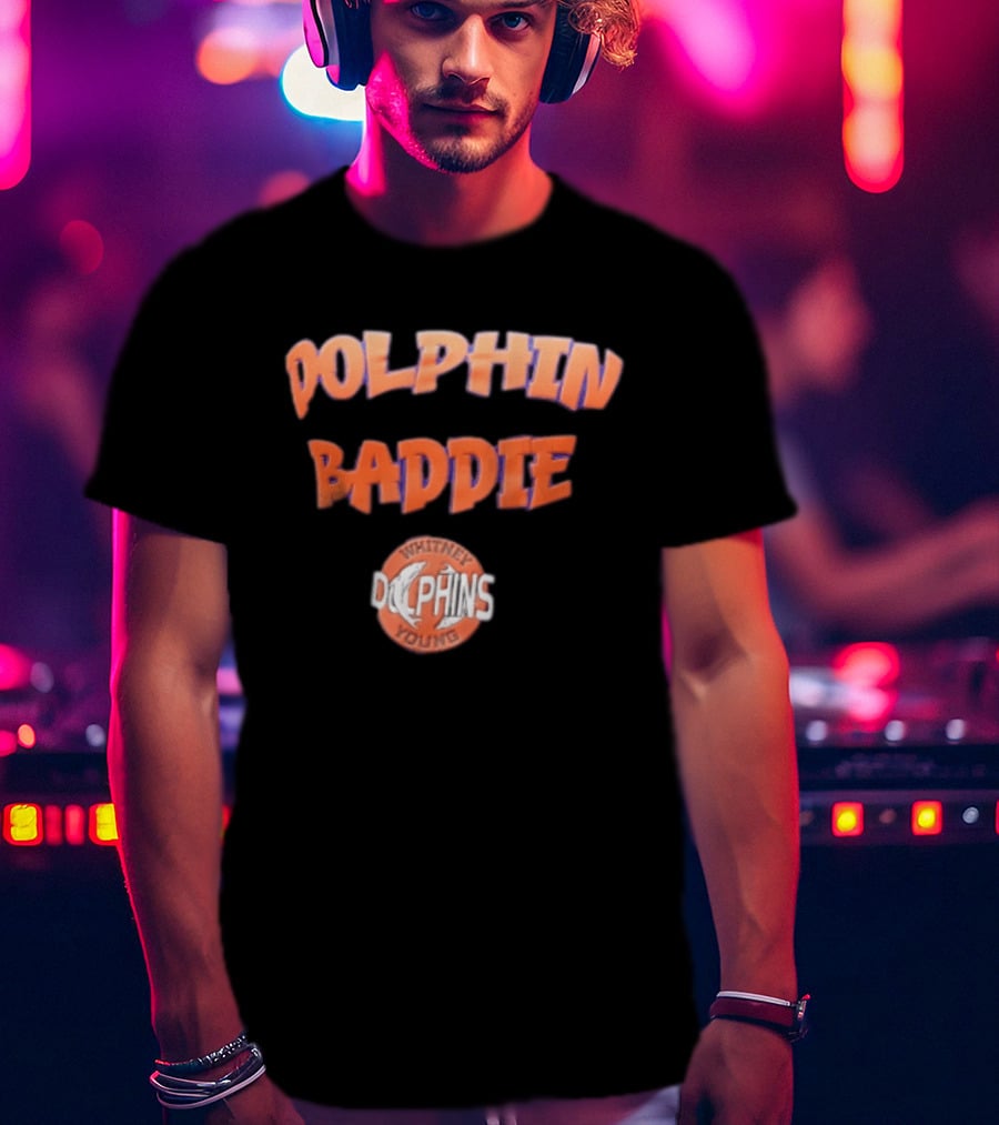 Miami Dolphins Dolphin Baddie Whitney Young T-Shirt