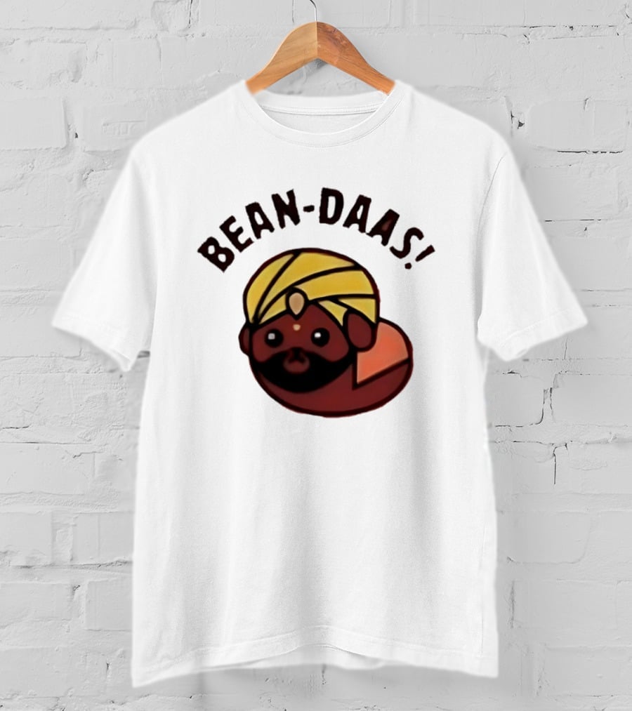 Bean Daas Turbaned Character With Mustache And Beard T-Shirt