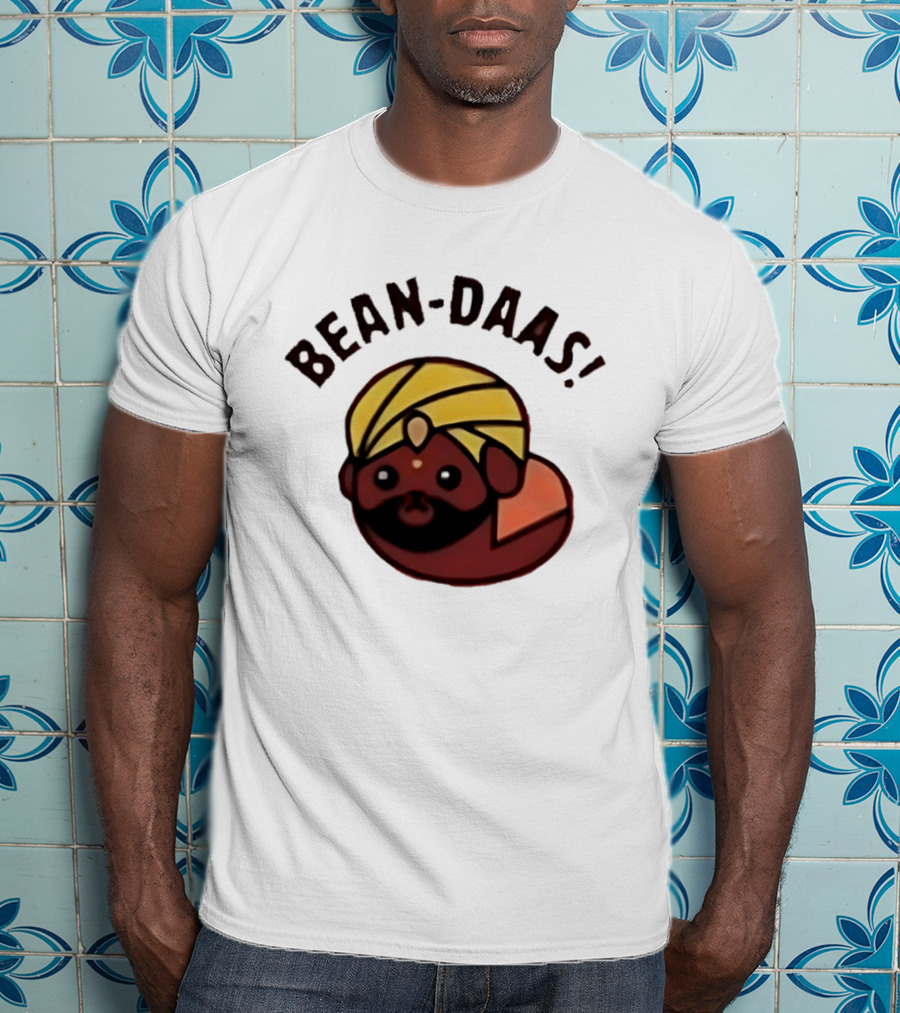 Bean Daas Turbaned Character With Mustache And Beard T-Shirt
