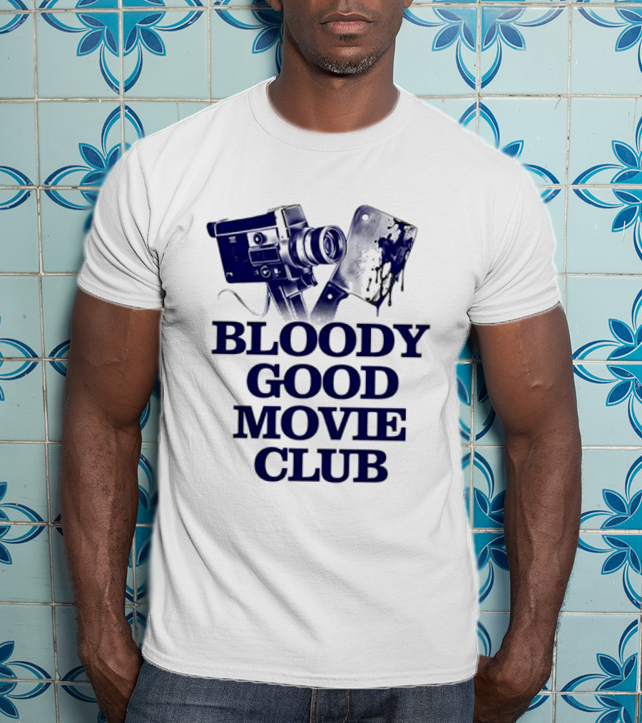 Bloody Good Movie Club Vintage Camera Aesthetic T-Shirt