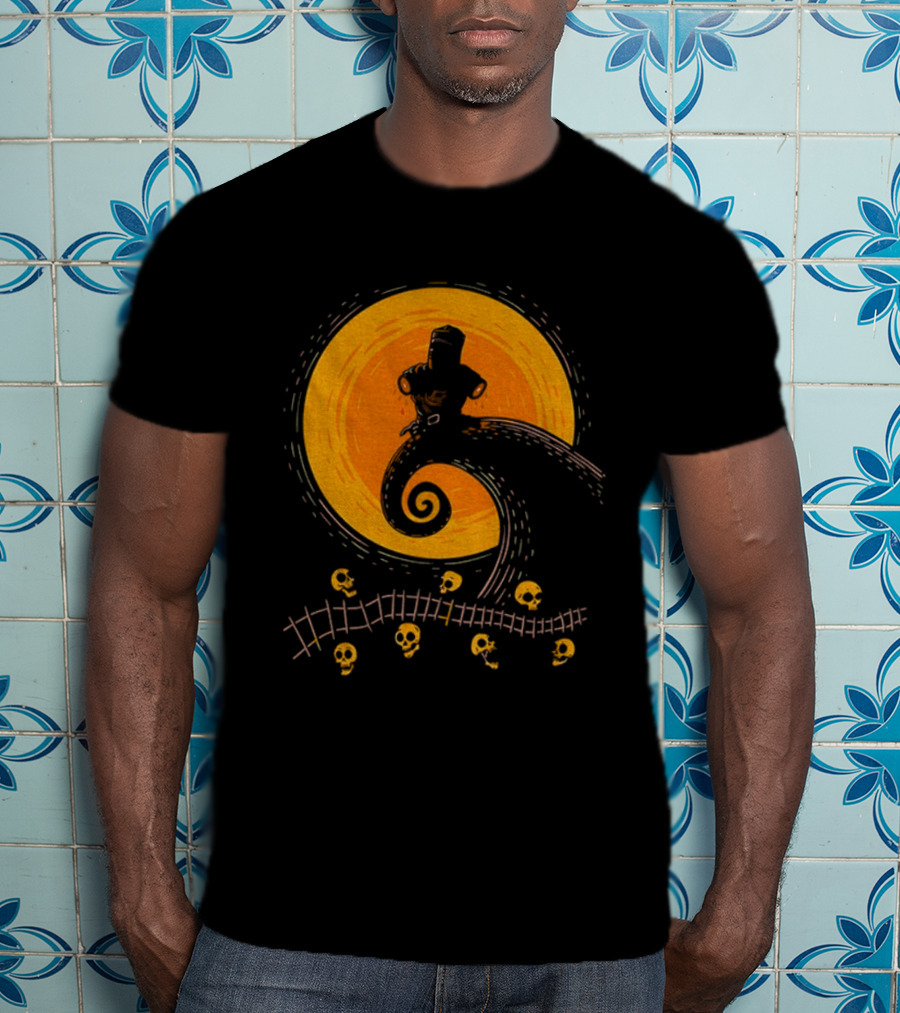 Monty Python And The Holy Grail Meets The Nightmare Before Christmas T-Shirt