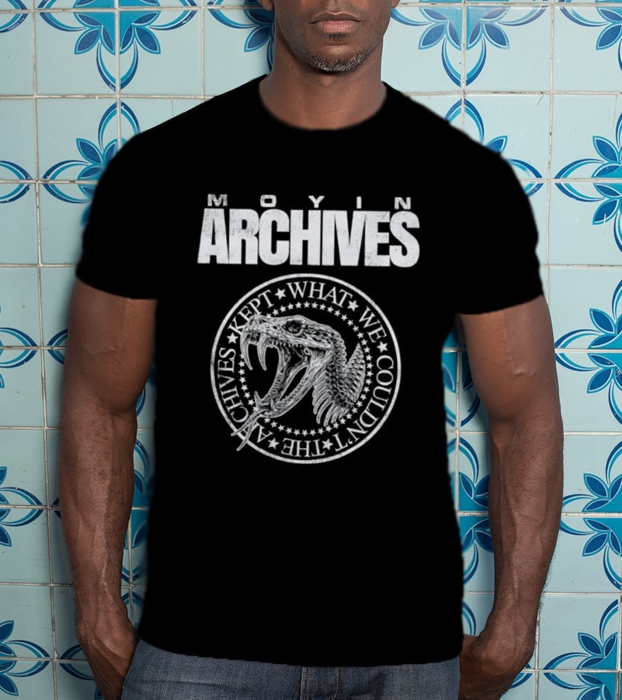 Moyin Archives Kept What We Couldn't Distressed Snake Circle T-Shirt