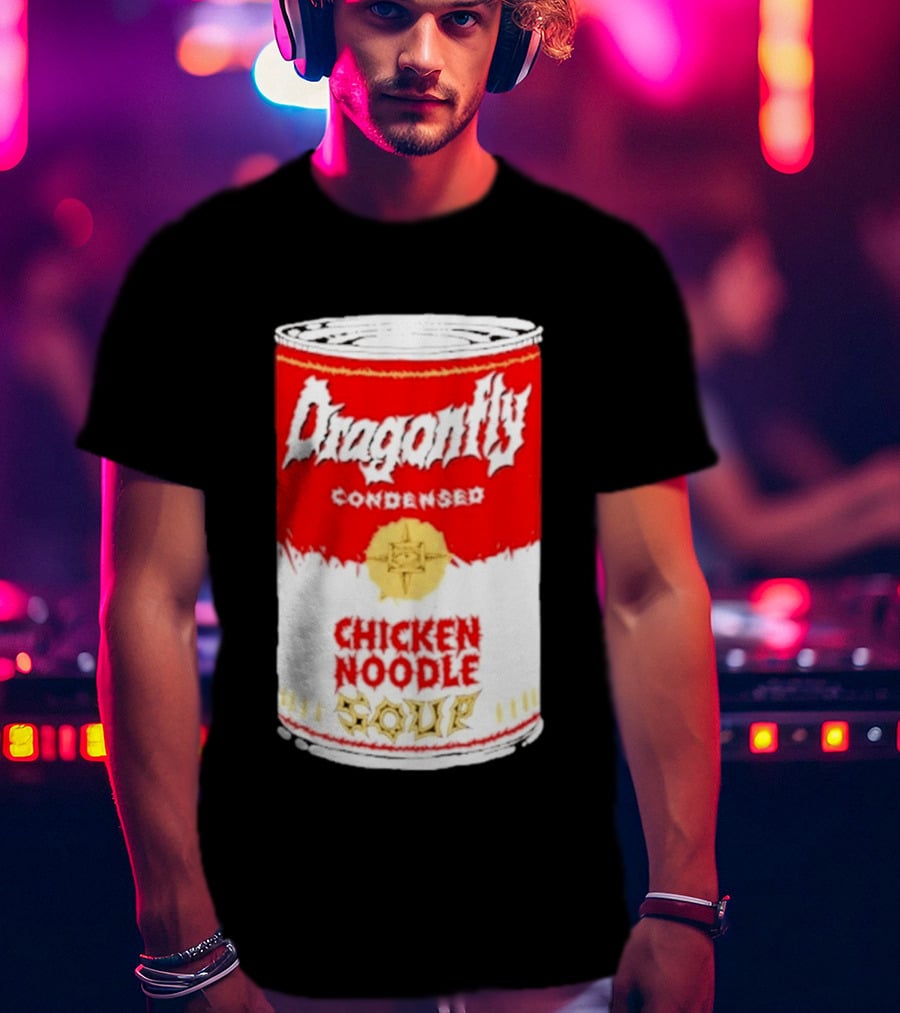 Dragonfly Condensed Chicken Noodle Soup T-Shirt