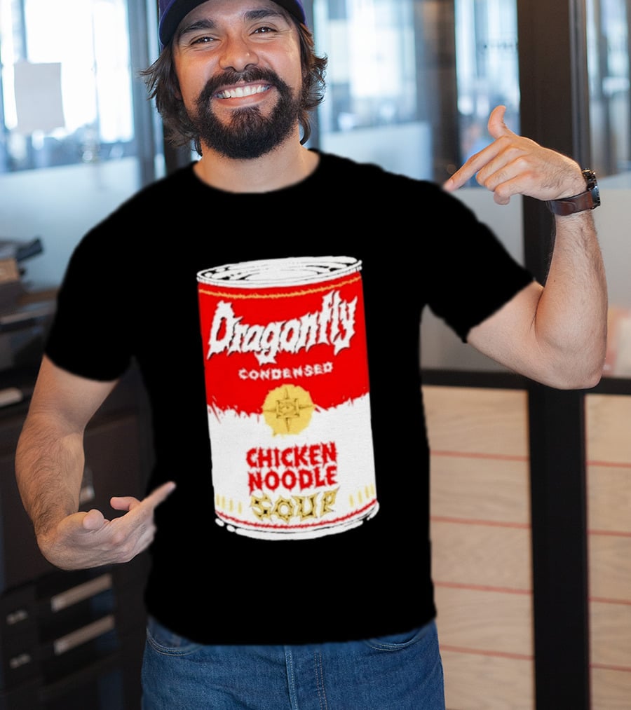 Dragonfly Condensed Chicken Noodle Soup T-Shirt