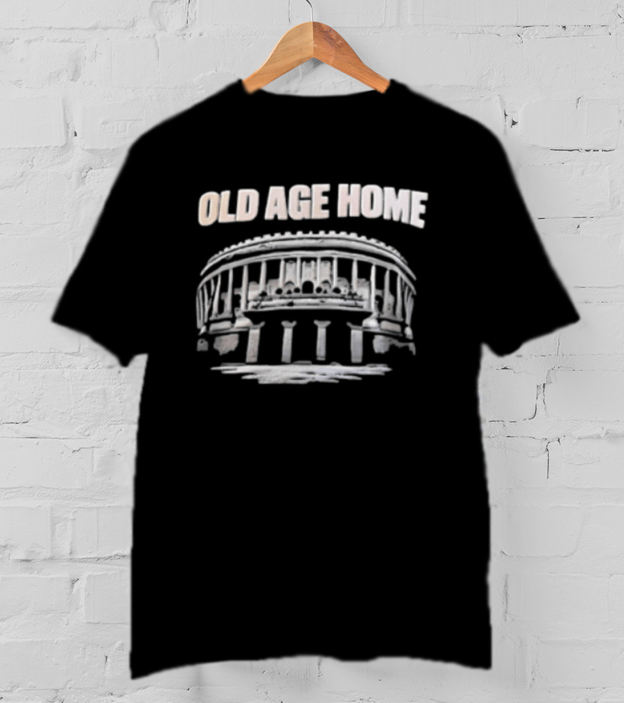 OLD AGE HOME Indian Parliament Building Circular Architecture T-Shirt