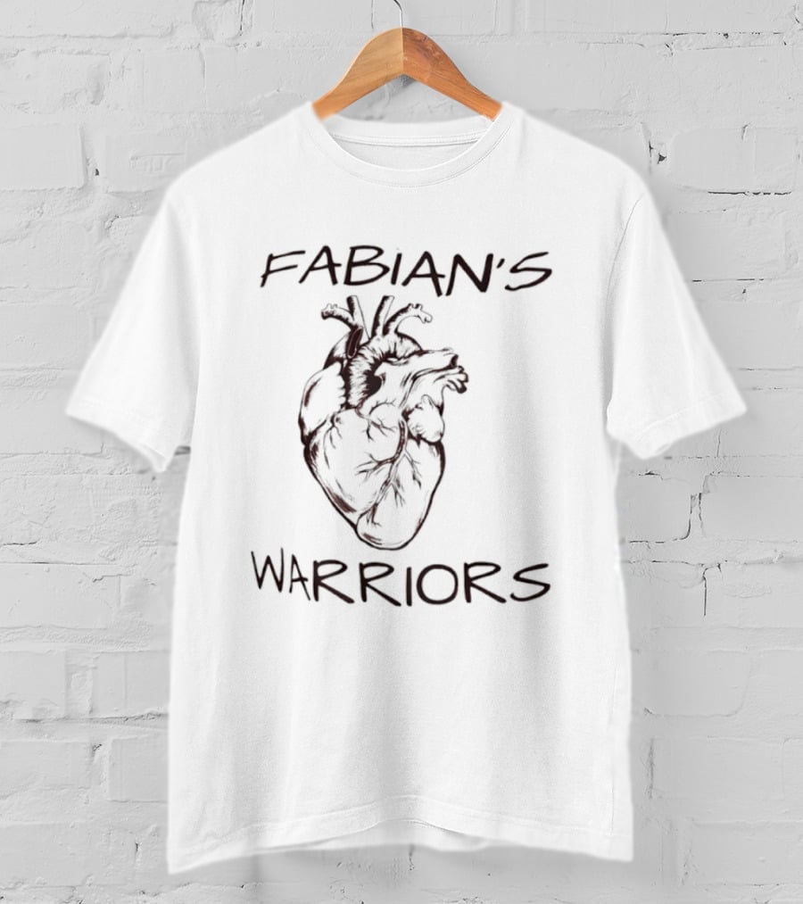 Fabian's Warriors Anatomical Heart T-Shirt