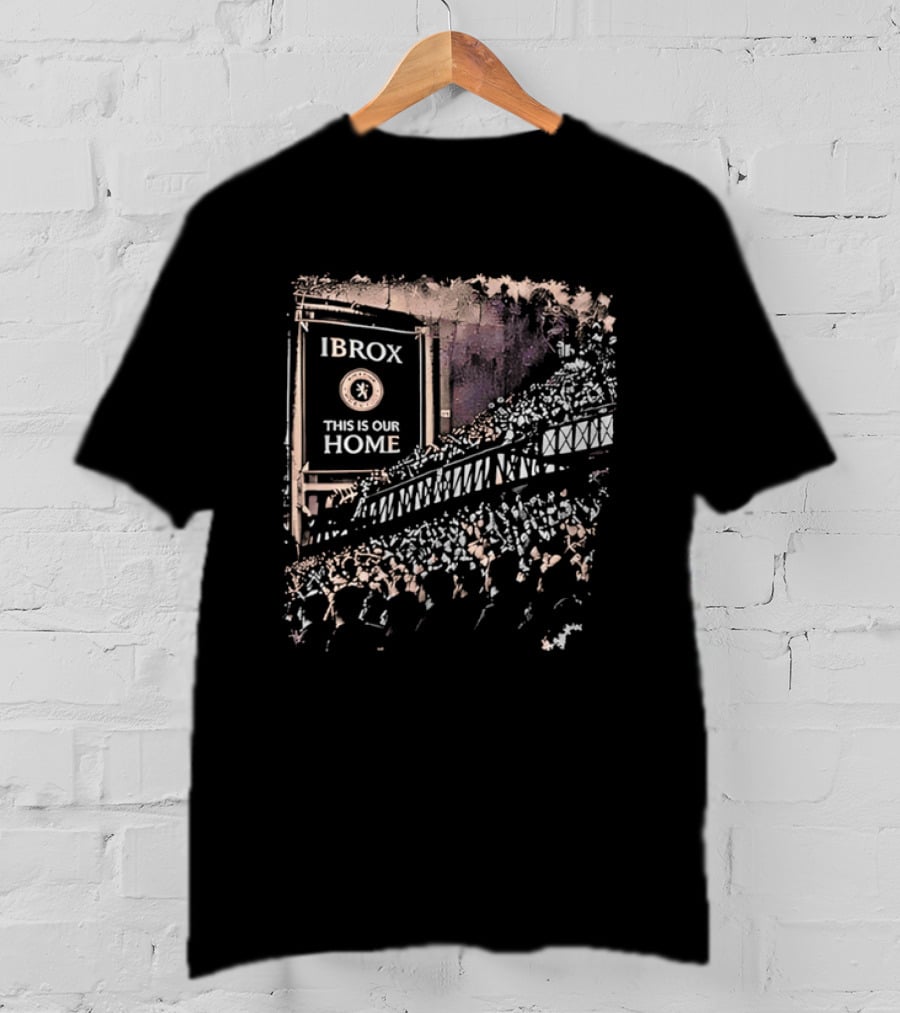 Ibrox Stadium This Is Our Home Rangers FC Crowd Scene T-Shirt