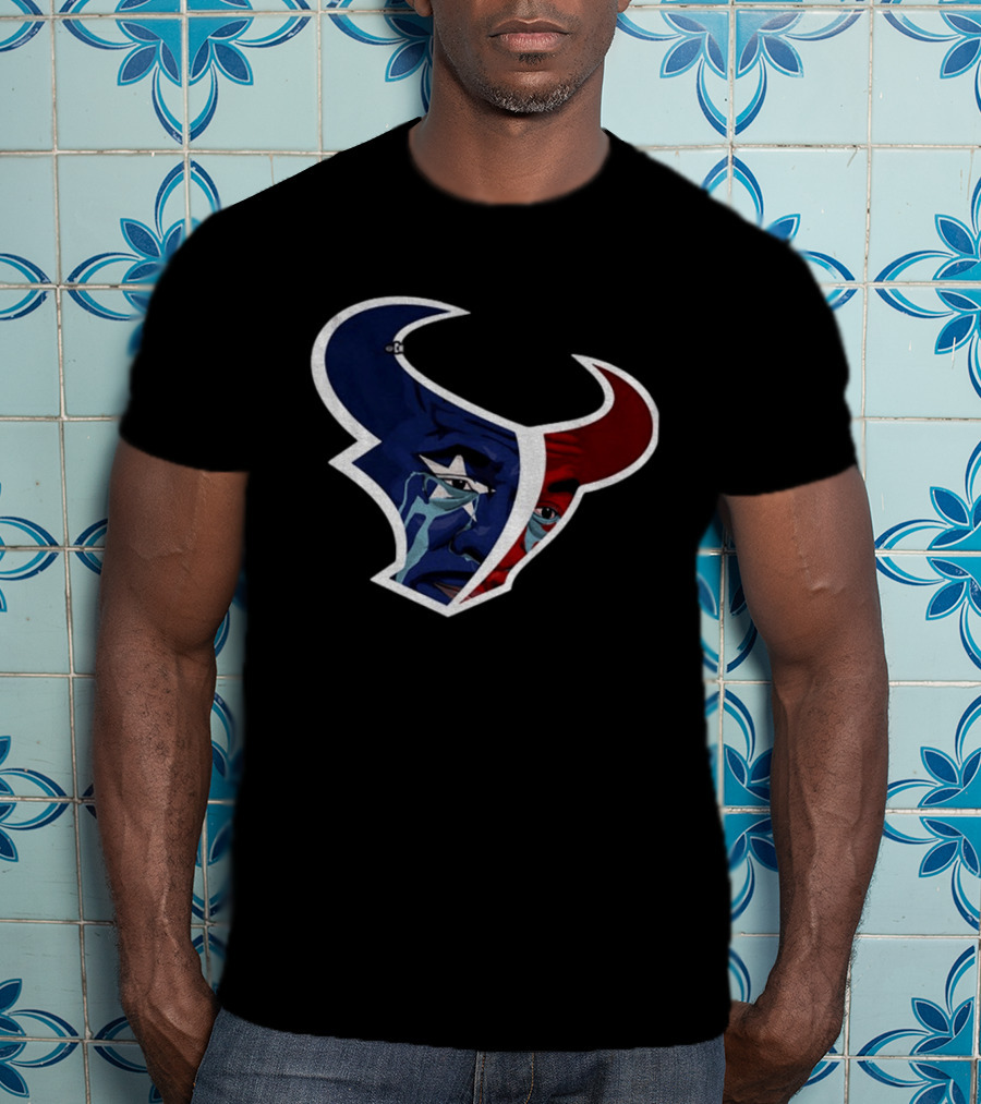 The Rock Crying Face Houston Texans T-Shirt