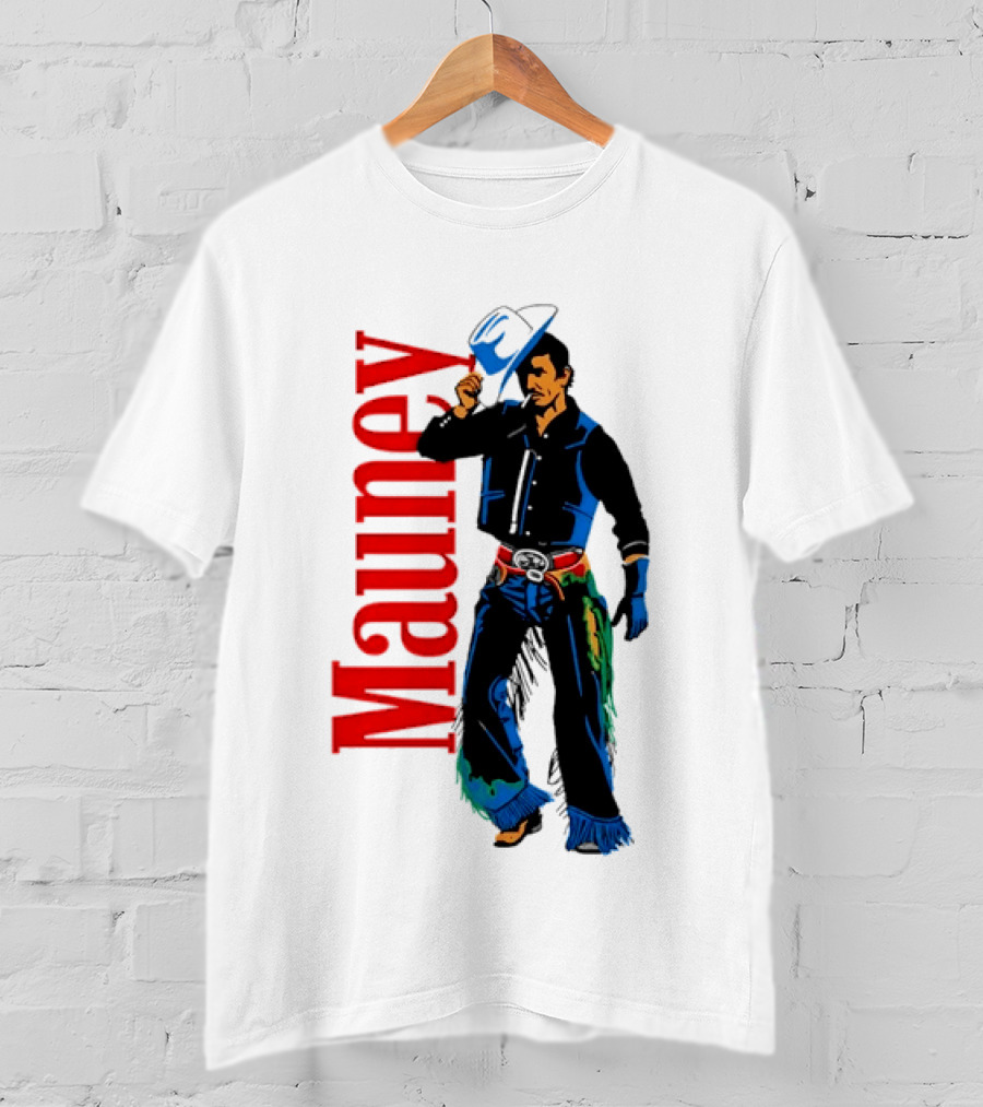 JB Mauney Bull Rider Cowboy Style Western T-Shirt