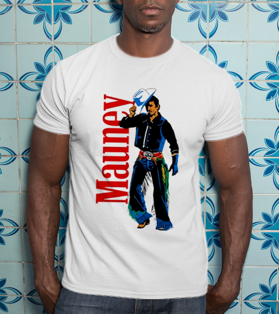 JB Mauney Bull Rider Cowboy Style Western T-Shirt