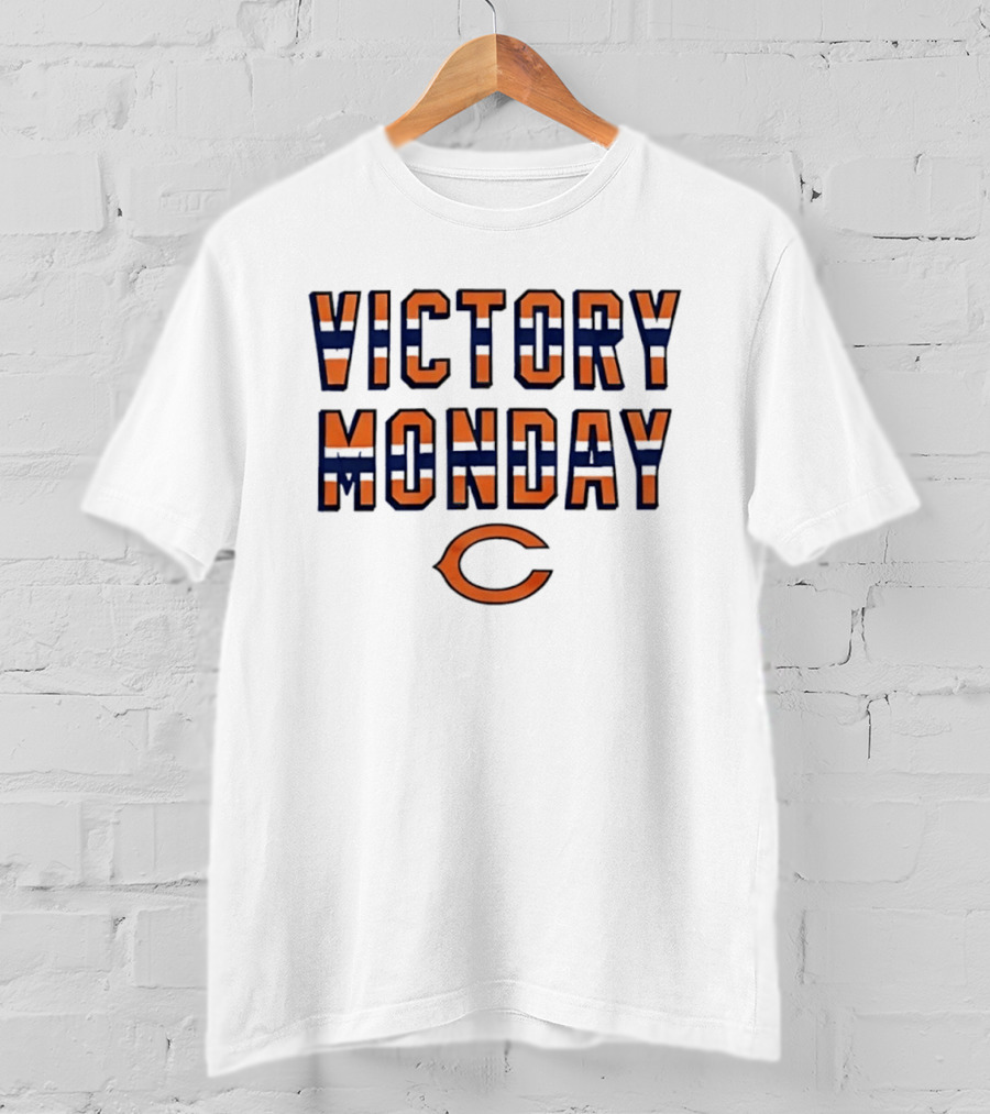 Victory Monday Chicago Bears Fans Celebration T-Shirt