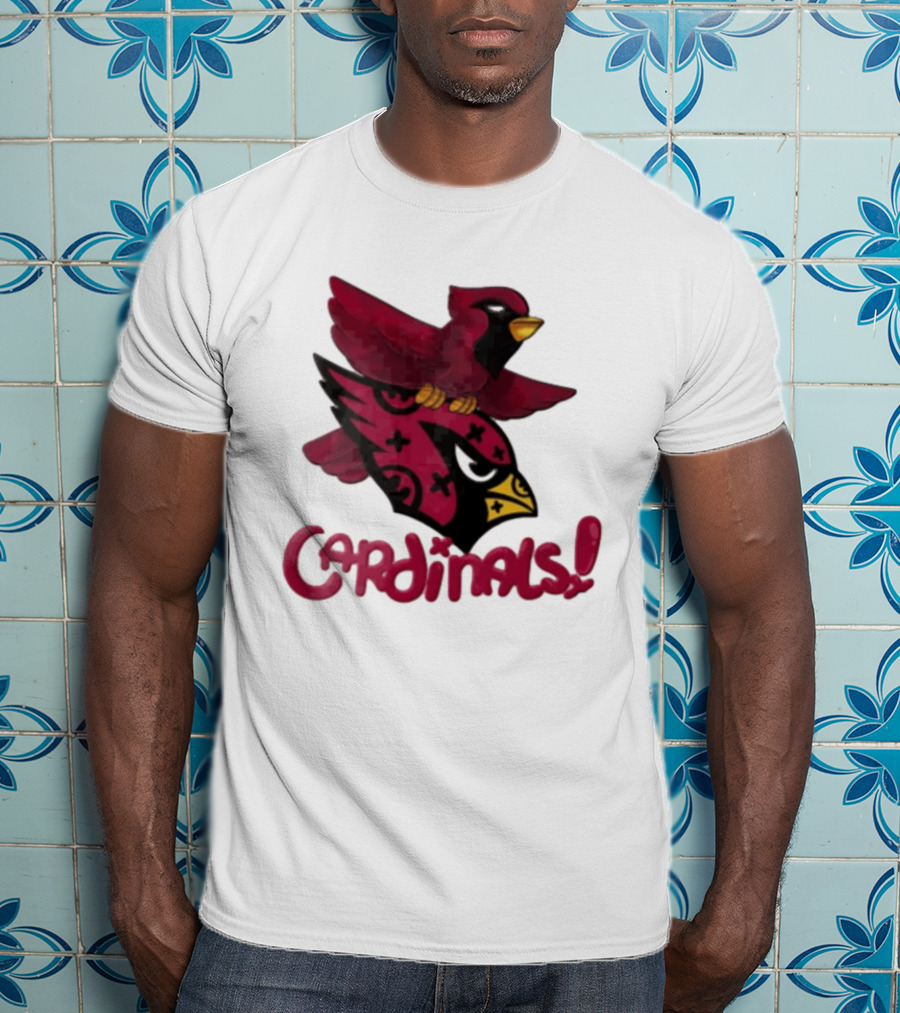 Arizona Cardinals Red Bird Iconic Fan Gear T-Shirt