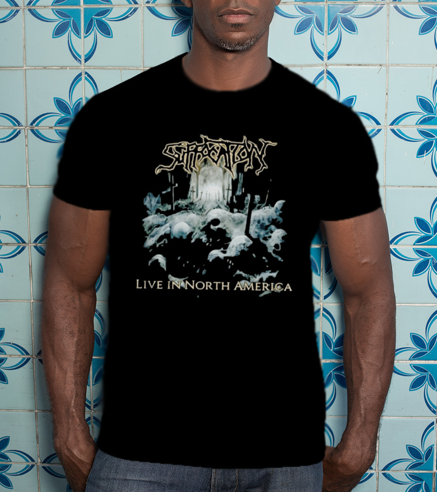 Suffocation Live In North America Tour Concert Metal Scene T-Shirt