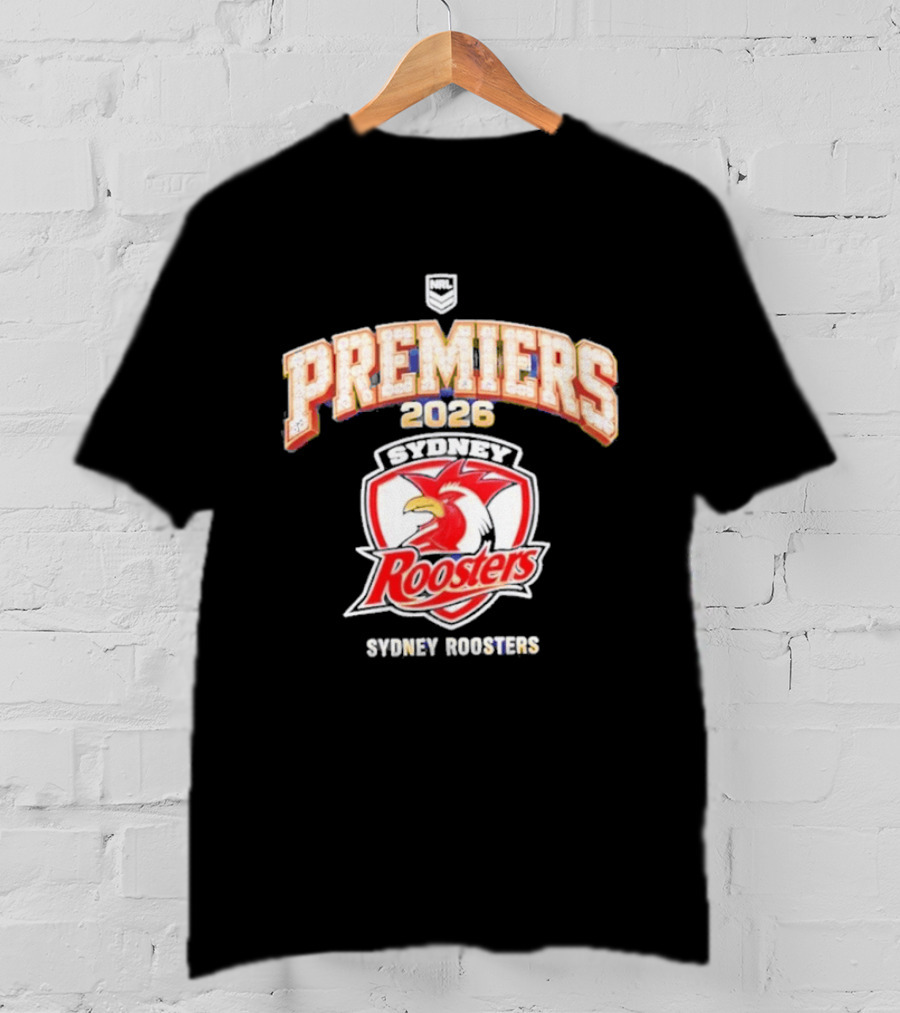 Sydney Roosters 2026 NRL Premiers Rugby Champions T-Shirt