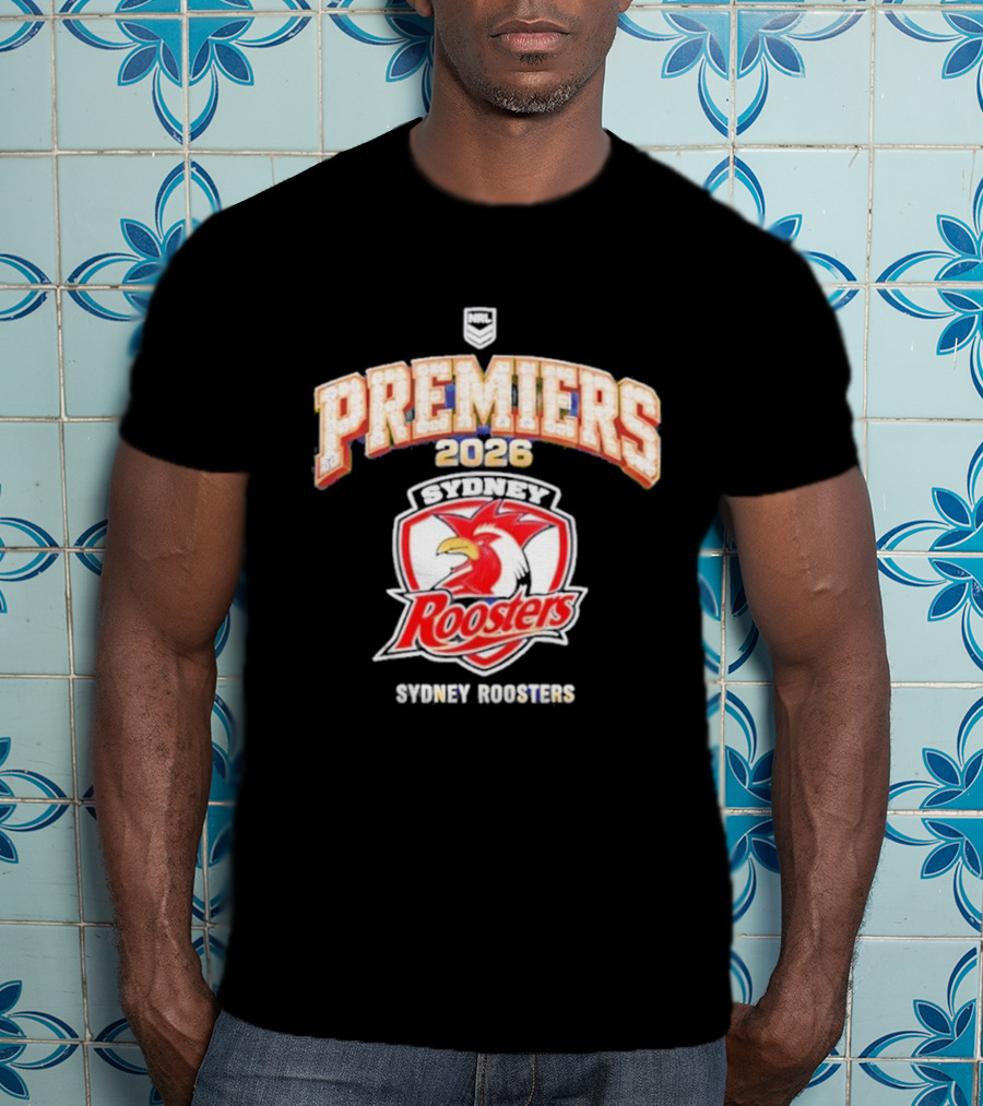 Sydney Roosters 2026 NRL Premiers Rugby Champions T-Shirt
