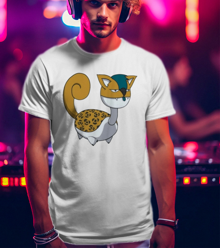 Jacksonville Jaguars Pokemon Fusion Cartoon T-Shirt