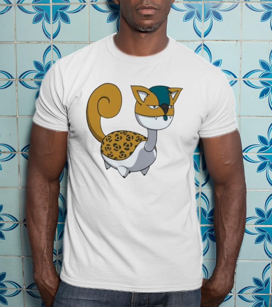 Jacksonville Jaguars Pokemon Fusion Cartoon T-Shirt