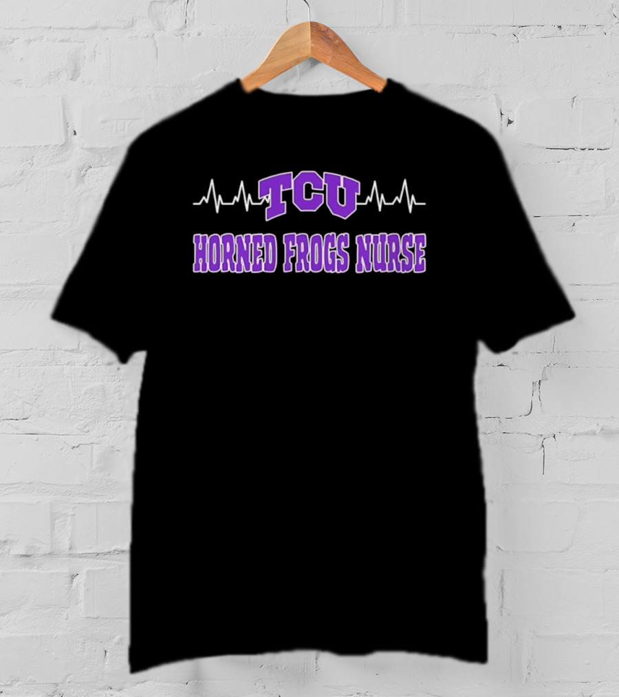 TCU Horned Frogs Nurse Heartbeat T-Shirt