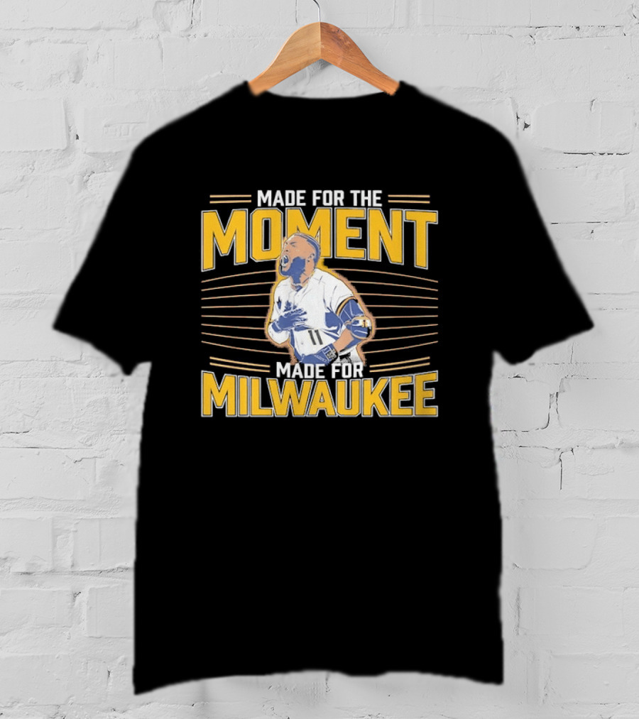 Jackson Chourio Made For The Moment Milwaukee Brewers MLB Made For Milwaukee T-Shirt