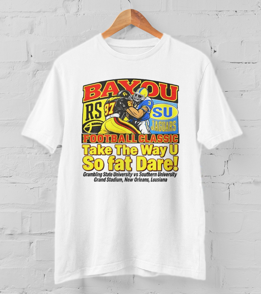 Bayou Classic Football Grambling State Vs Southern University Grand Stadium New Orleans T-Shirt