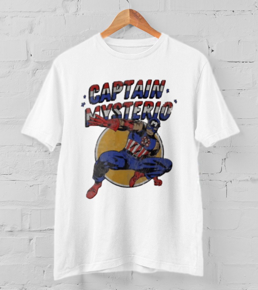 Captain Mysterio America Costume Wrestling Hero T-Shirt