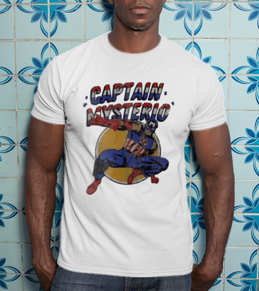Captain Mysterio America Costume Wrestling Hero T-Shirt